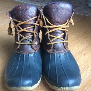 Sperry saltwater duck boots women